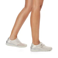 Outlet Women'S Slippers Champagne Metallic Ladies Low Shoes & Slippers