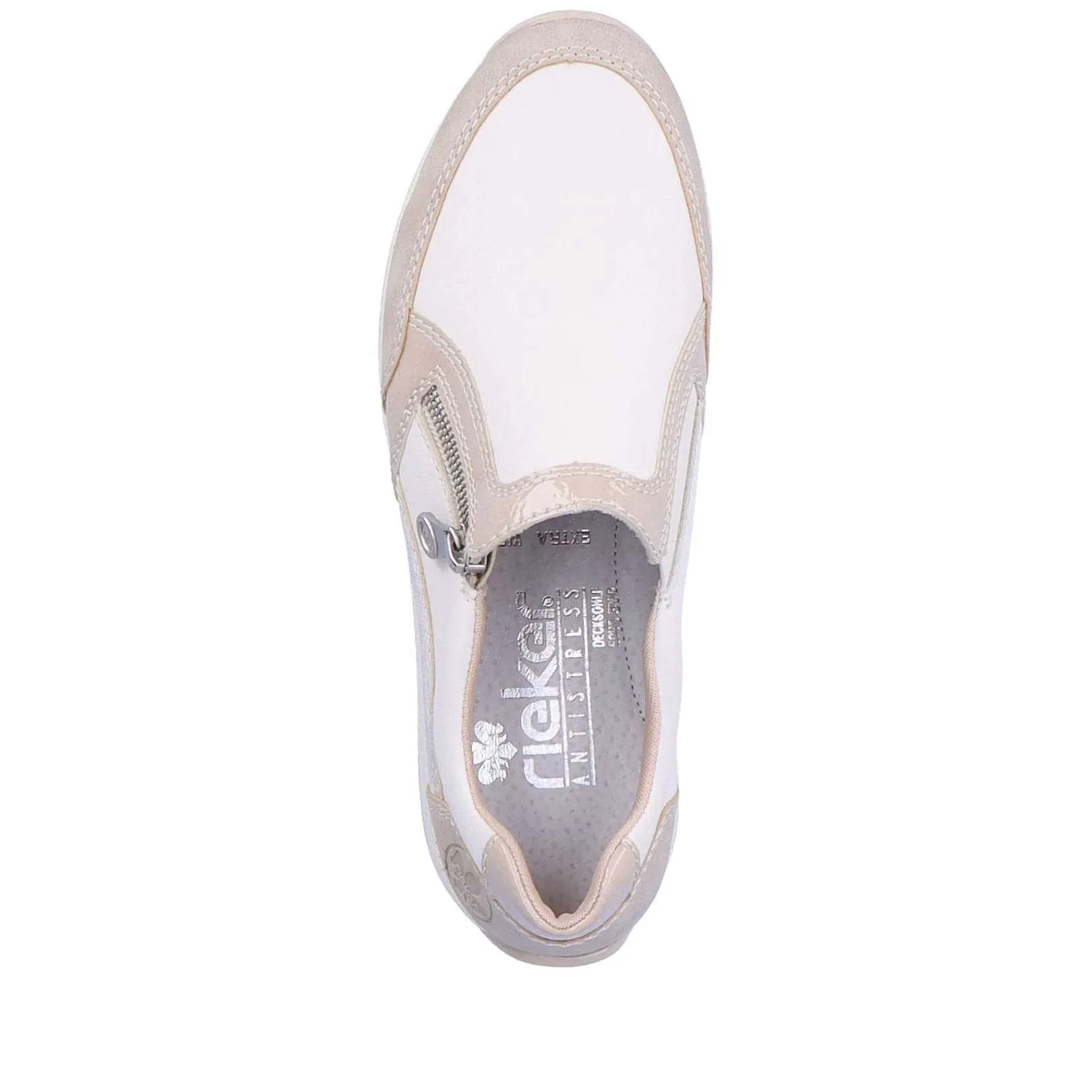 New Women'S Slippers Cream White Ladies Low Shoes & Slippers