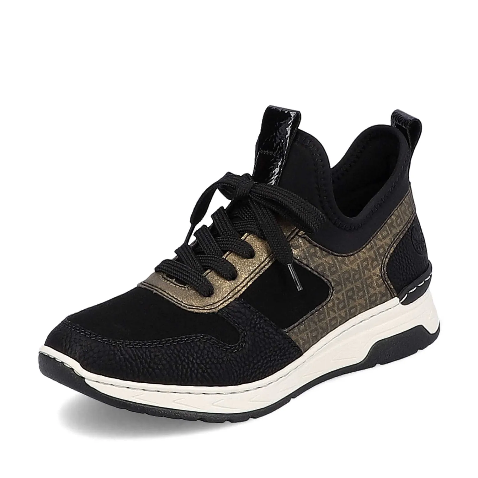 Online Women'S Slippers Deep Black-Khaki Ladies Low Shoes & Slippers