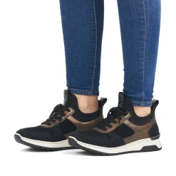 Online Women'S Slippers Deep Black-Khaki Ladies Low Shoes & Slippers