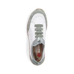 Sale Women'S Slippers In Starry White-Mint Green Ladies Low Shoes & Slippers