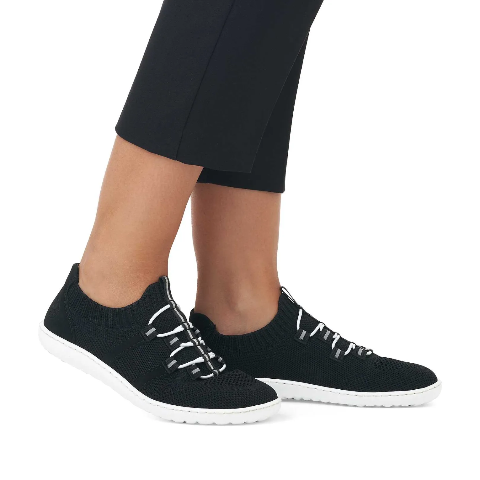 Clearance Women'S Slippers Jet Black Ladies Vegan