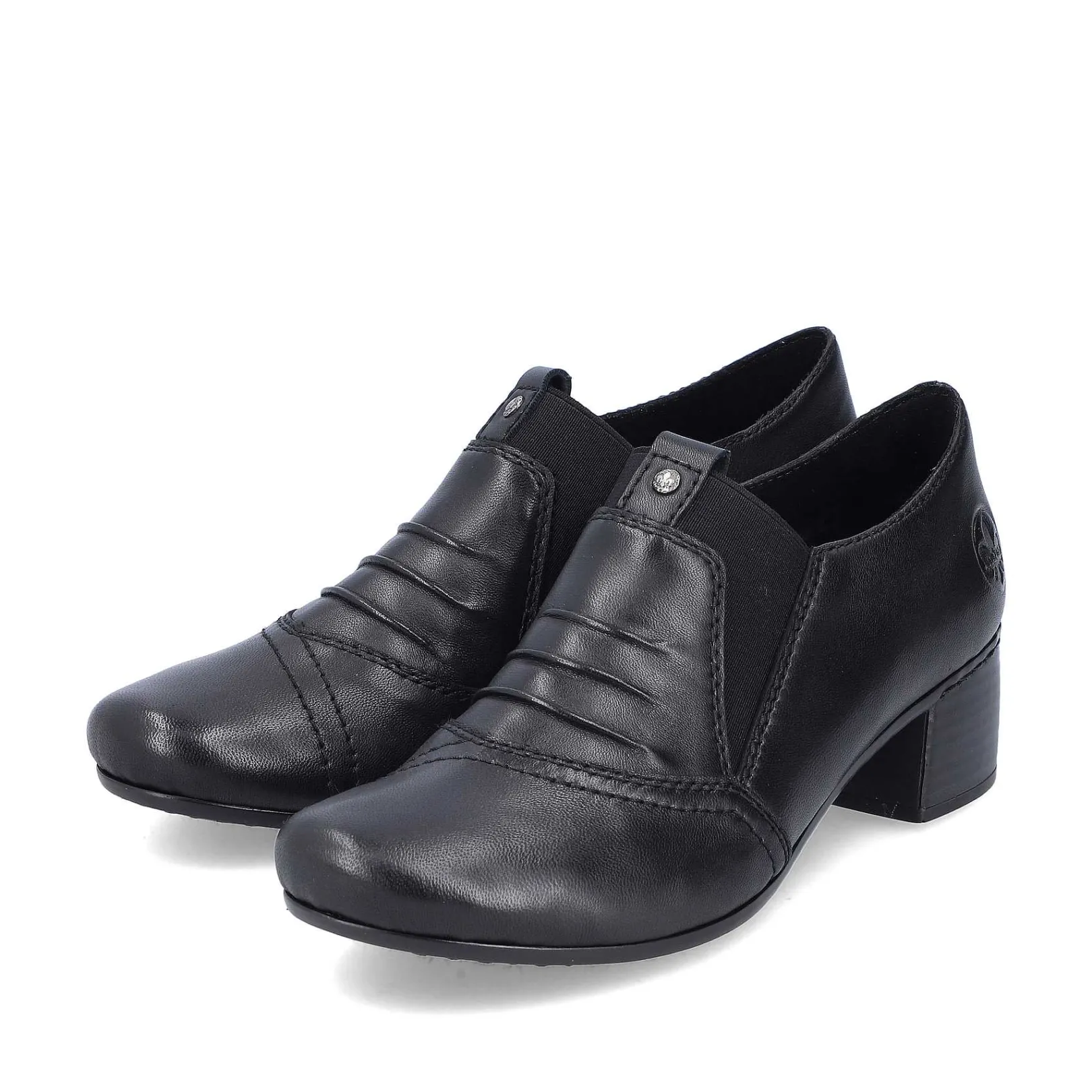 Discount Women'S Slippers Jet Black Ladies Low Shoes & Slippers