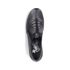Discount Women'S Slippers Jet Black Ladies Low Shoes & Slippers