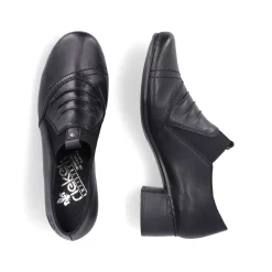 Discount Women'S Slippers Jet Black Ladies Low Shoes & Slippers
