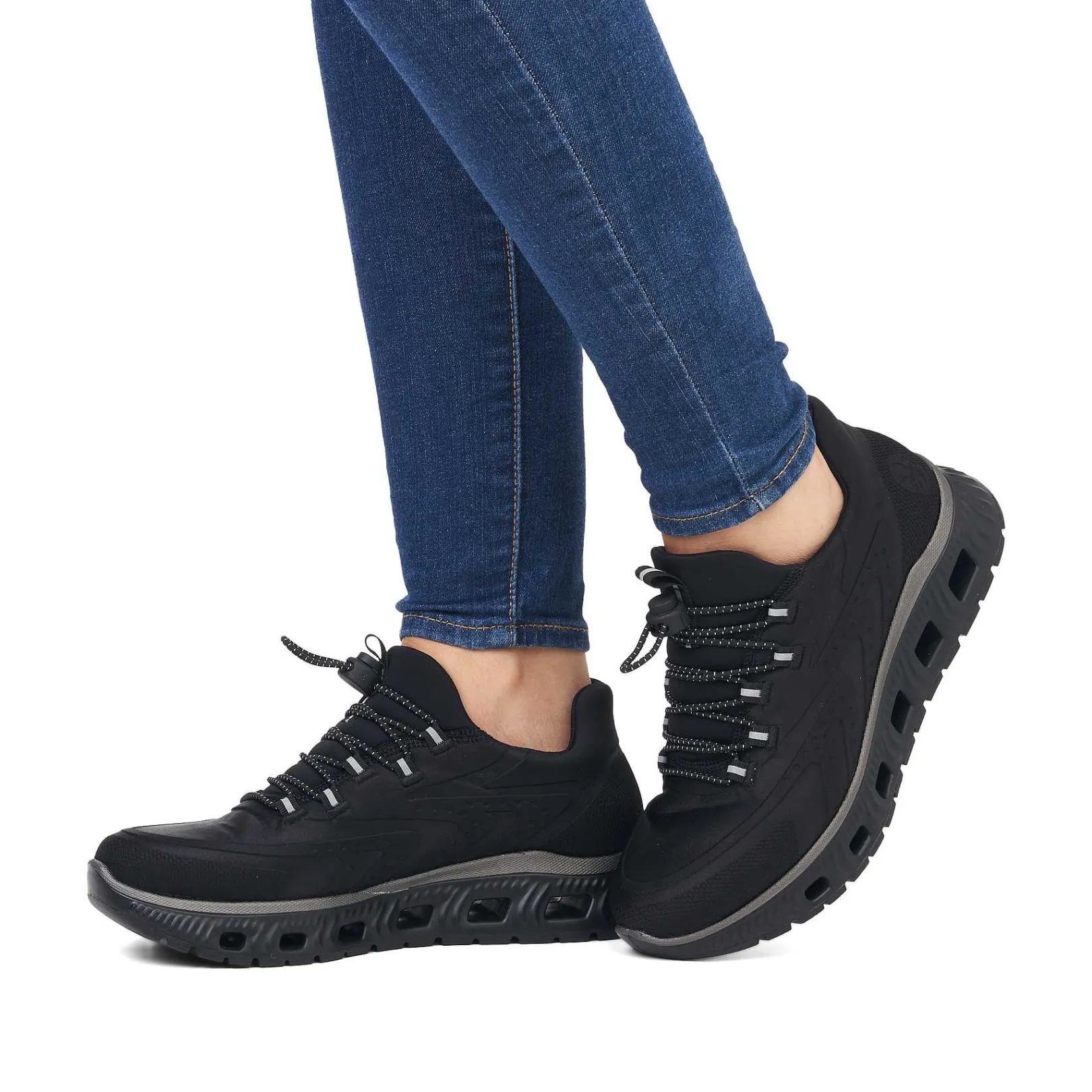 Online Women'S Slippers Jet Black Ladies Low Shoes & Slippers