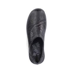 Women'S Slippers Jet Black Ladies Low Shoes & Slippers