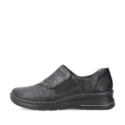 Women'S Slippers Jet Black Ladies Low Shoes & Slippers