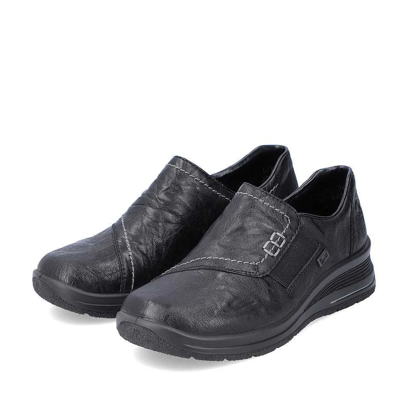 Women'S Slippers Jet Black Ladies Low Shoes & Slippers