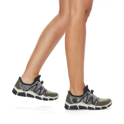 Women'S Slippers Khaki Green Ladies Low Shoes & Slippers