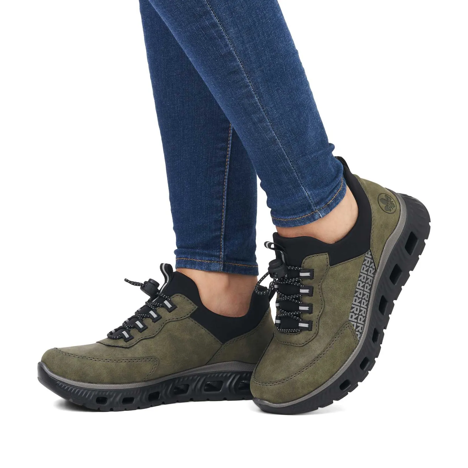 Hot Women'S Slippers Khaki-Black Ladies Low Shoes & Slippers