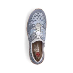 New Women'S Slippers Metallic Blue Ladies Low Shoes & Slippers
