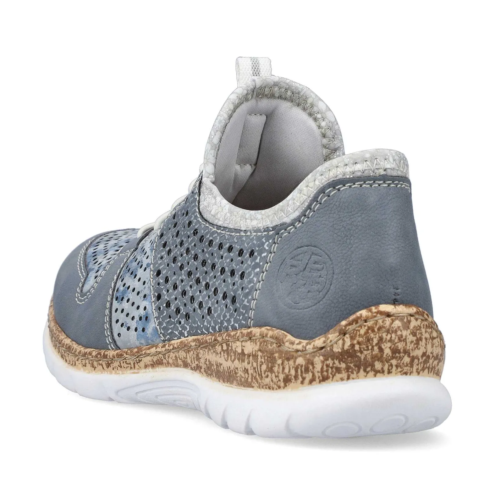 New Women'S Slippers Metallic Blue Ladies Low Shoes & Slippers