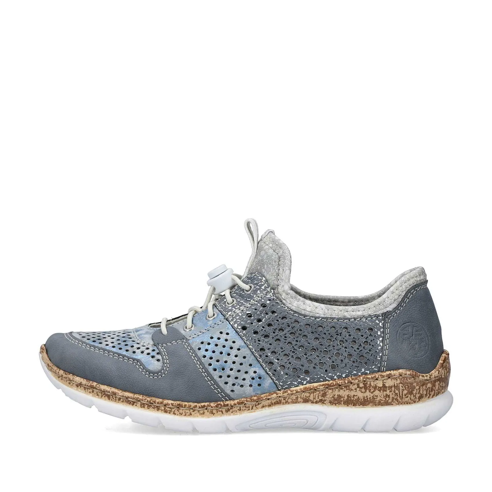 New Women'S Slippers Metallic Blue Ladies Low Shoes & Slippers