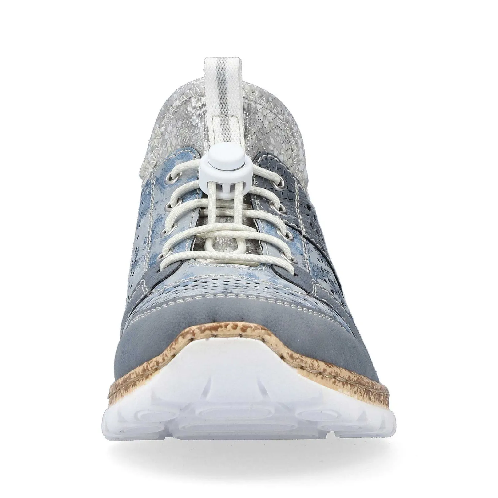 New Women'S Slippers Metallic Blue Ladies Low Shoes & Slippers