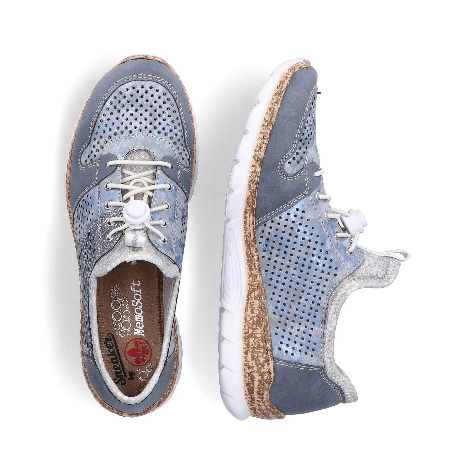New Women'S Slippers Metallic Blue Ladies Low Shoes & Slippers