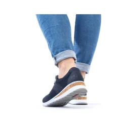 Discount Women'S Slippers Navy Blue Ladies Low Shoes & Slippers