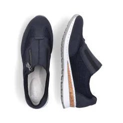 Discount Women'S Slippers Navy Blue Ladies Low Shoes & Slippers