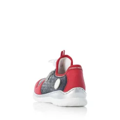 Outlet Women'S Slippers Navy Blue-Fire Red Ladies Low Shoes & Slippers