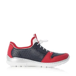 Outlet Women'S Slippers Navy Blue-Fire Red Ladies Low Shoes & Slippers