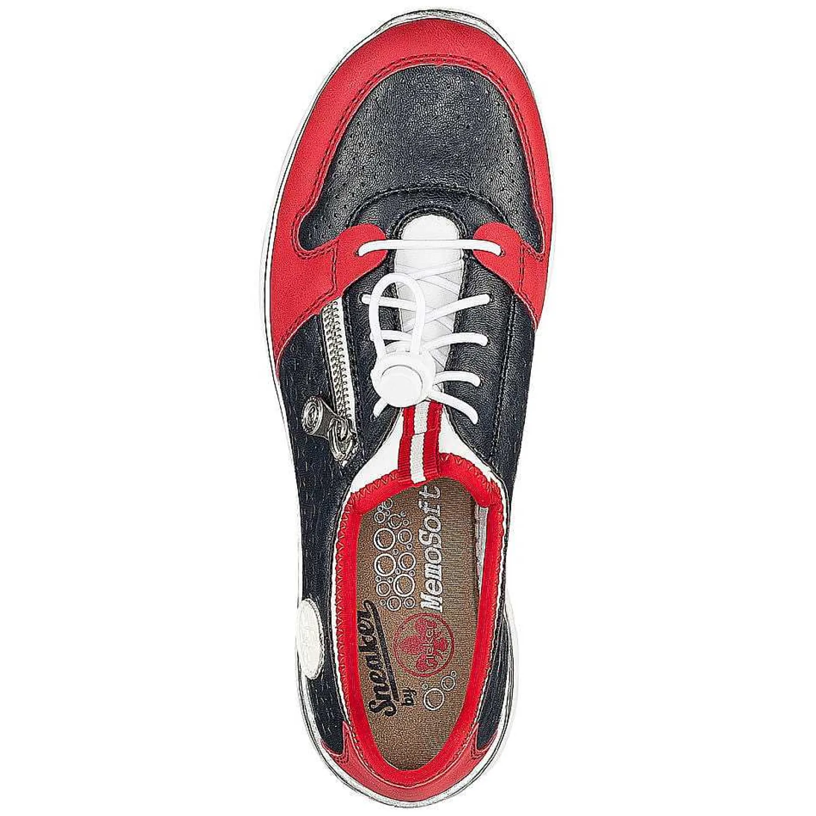 Outlet Women'S Slippers Navy Blue-Fire Red Ladies Low Shoes & Slippers