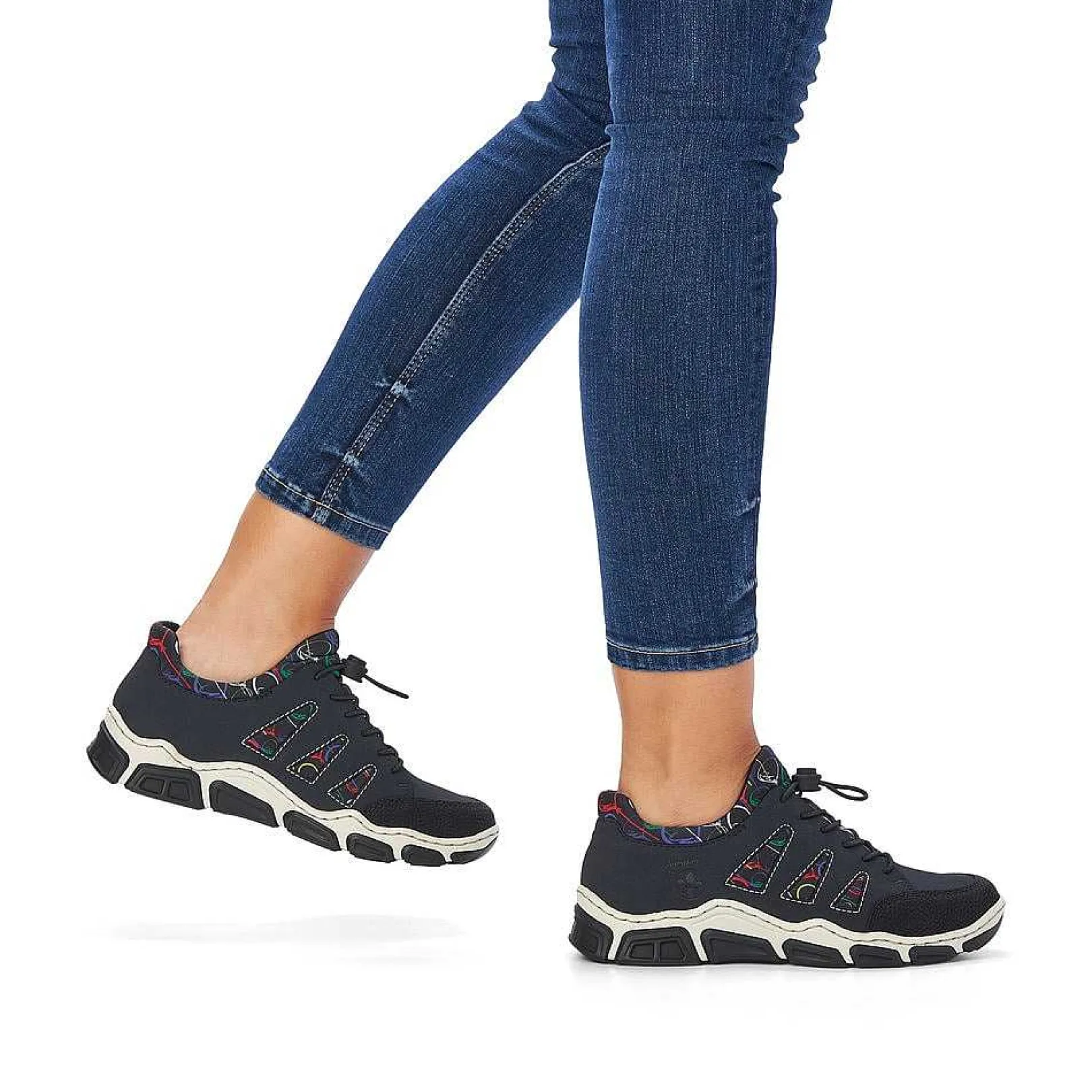 New Women'S Slippers Navy Blue Ladies Low Shoes & Slippers