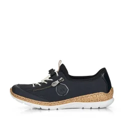 Women'S Slippers Navy Blue Ladies Low Shoes & Slippers