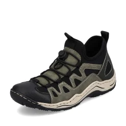 Sale Women'S Slippers Olive Green-Black Ladies Low Shoes & Slippers
