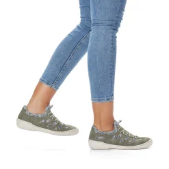 Hot Women'S Slippers Olive Green Ladies Low Shoes & Slippers