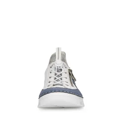Best Women'S Slippers Pure White-Ocean Blue Ladies Low Shoes & Slippers