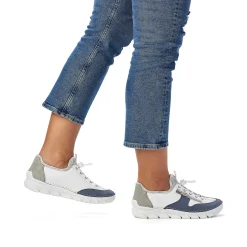 Best Women'S Slippers Pure White-Ocean Blue Ladies Low Shoes & Slippers