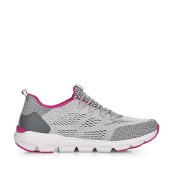 Women'S Slippers Silver Grey Ladies Low Shoes & Slippers
