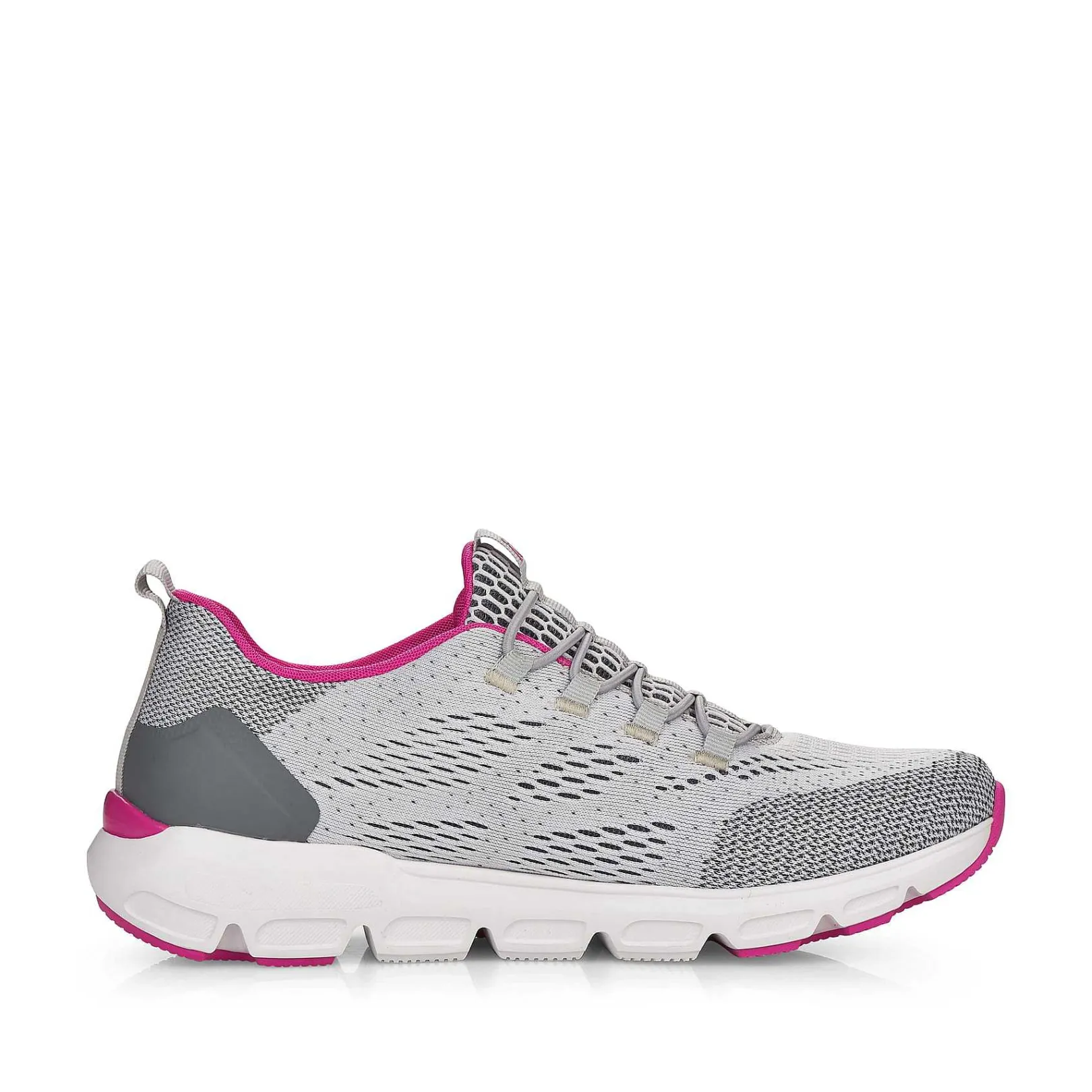 Women'S Slippers Silver Grey Ladies Low Shoes & Slippers