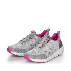 Women'S Slippers Silver Grey Ladies Low Shoes & Slippers