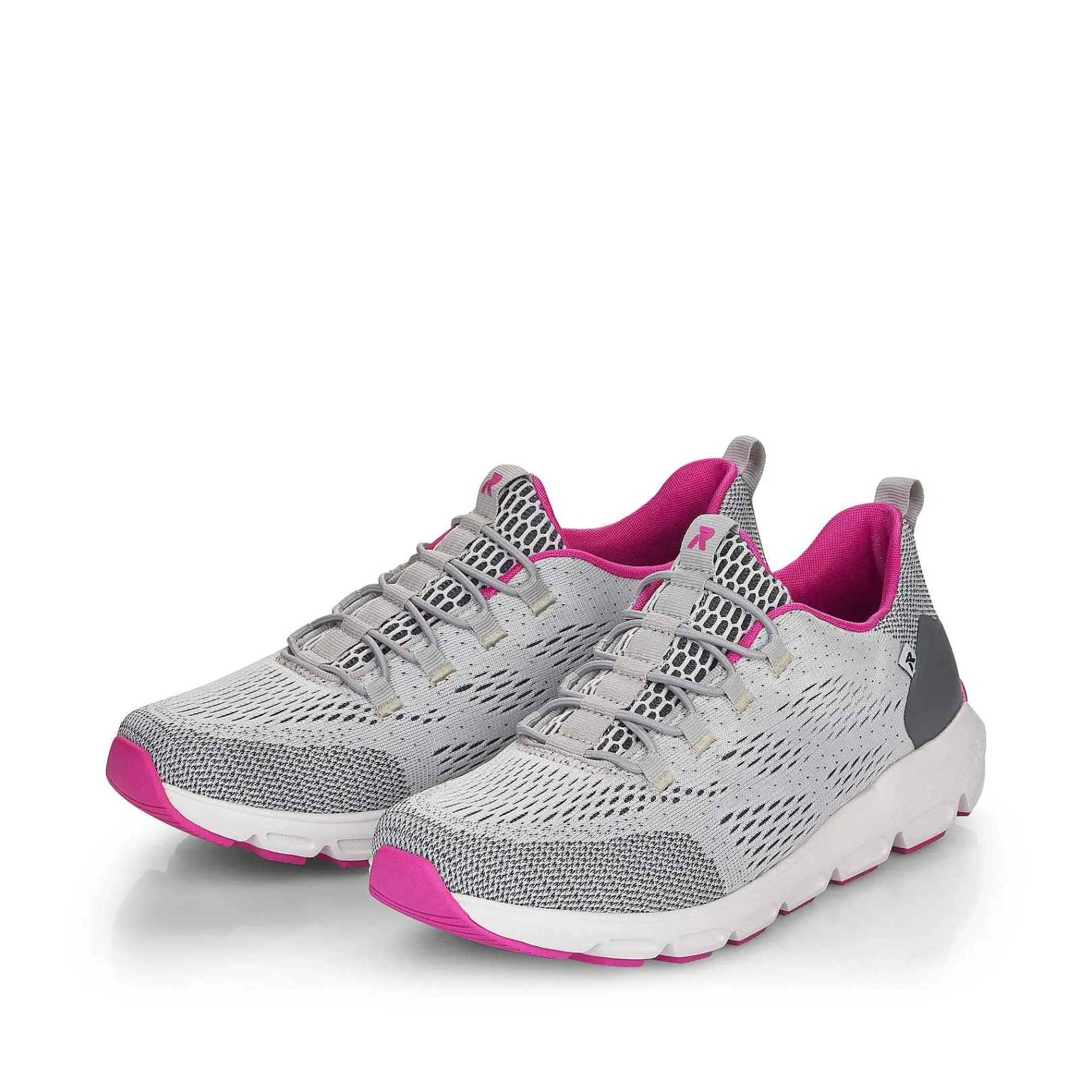 Women'S Slippers Silver Grey Ladies Low Shoes & Slippers