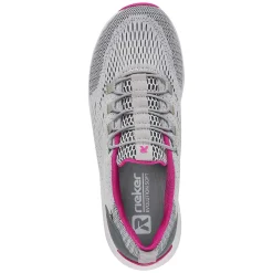 Women'S Slippers Silver Grey Ladies Low Shoes & Slippers