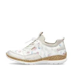 Outlet Women'S Slippers White-Multi-Cream Beige Ladies Low Shoes & Slippers