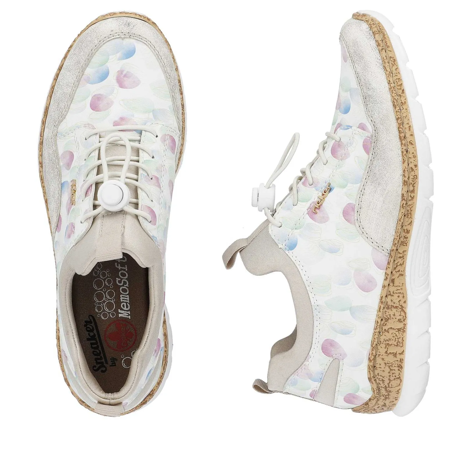 Outlet Women'S Slippers White-Multi-Cream Beige Ladies Low Shoes & Slippers