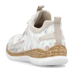 Outlet Women'S Slippers White-Multi-Cream Beige Ladies Low Shoes & Slippers