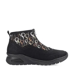 Outlet Women'S Sneaker High Urban Black Ladies Sneakers