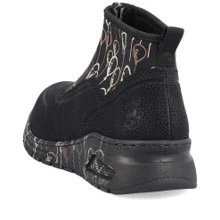 Outlet Women'S Sneaker High Urban Black Ladies Sneakers