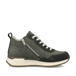 Sale Women'S Sneaker High Leaf Green Ladies Sneakers