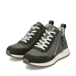 Sale Women'S Sneaker High Leaf Green Ladies Sneakers