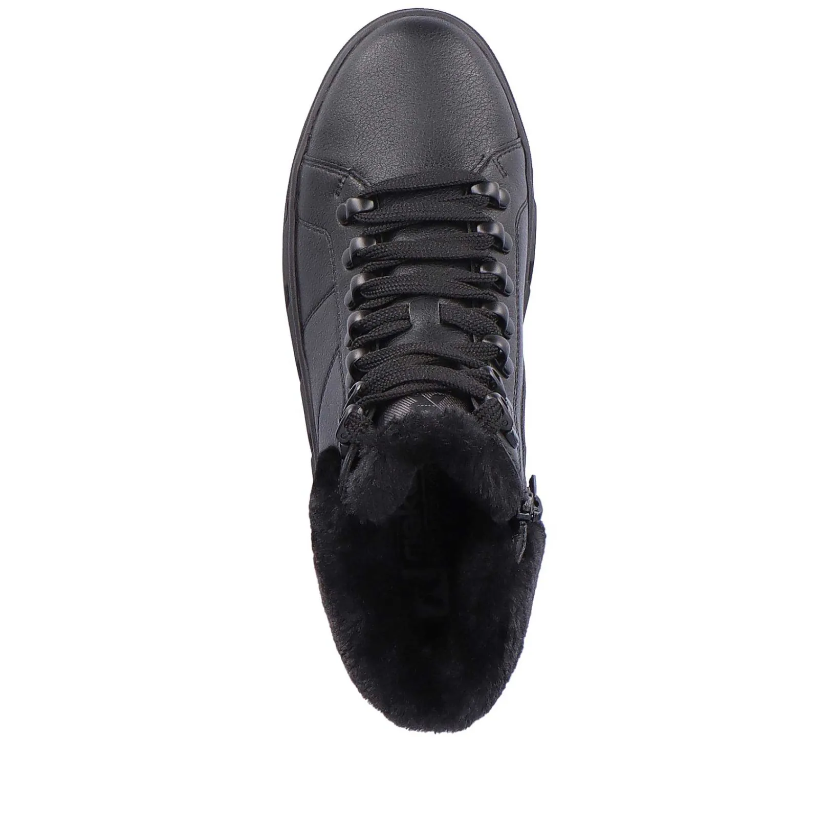 Women'S Sneaker High Deep Black Ladies Sneakers