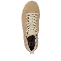 Hot Women'S Sneaker High Cream Beige Ladies Sneakers