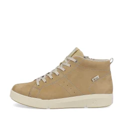 Hot Women'S Sneaker High Cream Beige Ladies Sneakers