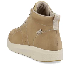 Hot Women'S Sneaker High Cream Beige Ladies Sneakers
