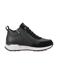 Outlet Women'S Sneaker High Steel Black Ladies Sneakers