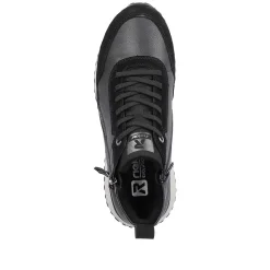 Outlet Women'S Sneaker High Steel Black Ladies Sneakers