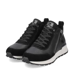 Outlet Women'S Sneaker High Steel Black Ladies Sneakers